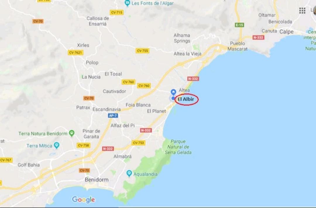 Albir Cosy Apartment El Albir Kültér fotó